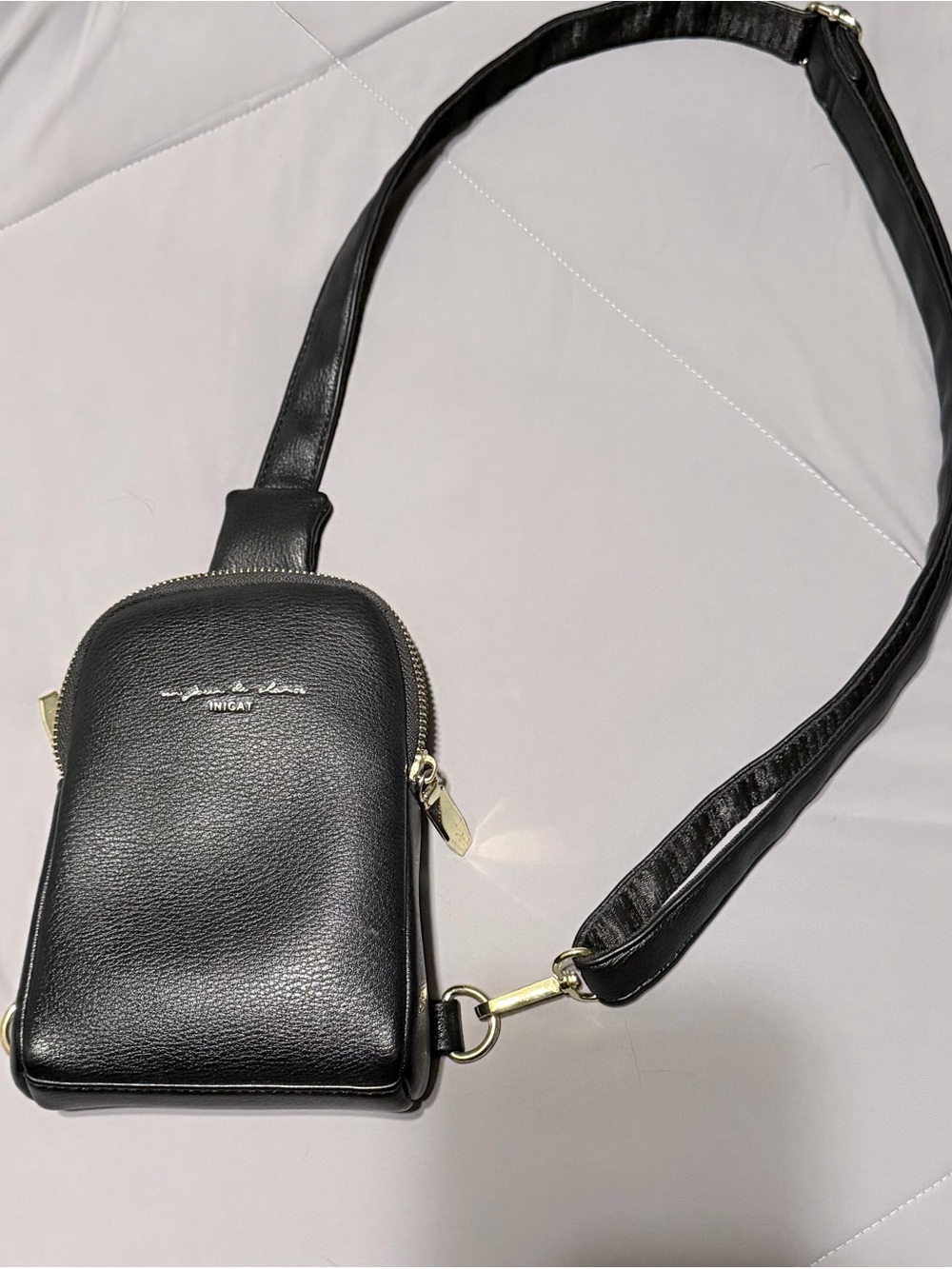 Black Crossbody Sling Bag by Unbranded